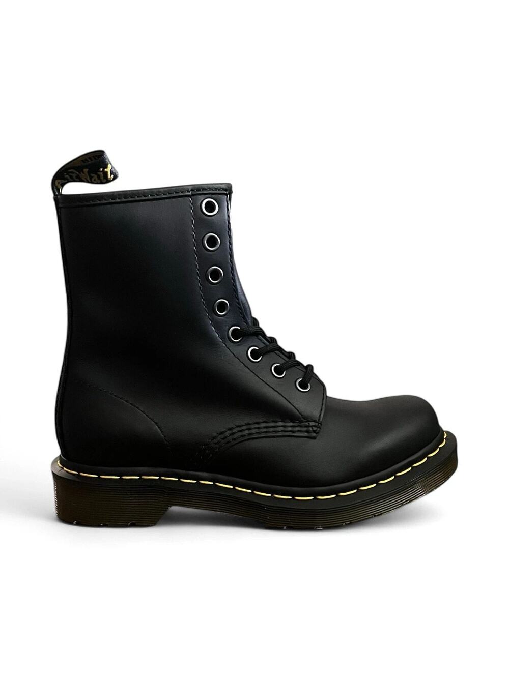 Dr. Doc Martens Airwair 1460 Lace Up Leather Combat Boots 6 Grunge Punk Goth